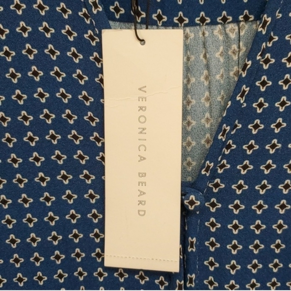 Veronica Beard Riggins Mini Geometric Print Dress - Picture 7 of 9
